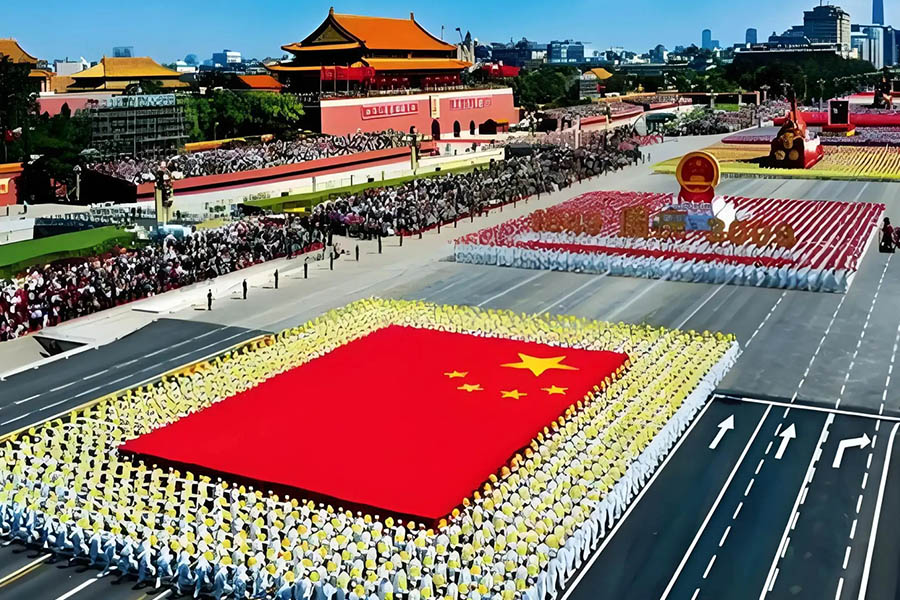 藍(lán)鵬測(cè)控組織觀看9.3閱兵直播：辦公室里的熱血沸騰